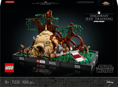 Zestaw klocków LEGO Star Wars Diorama: Szkolenie Jedi na Dagobah 1000 elementów (75330)