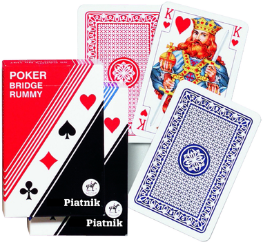 Karty do gry Piątnik Poker brydż 1 talia x 55 kart (19712)