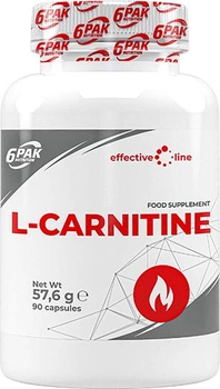 Дієтична добавка 6PAK Nutrition L-карнітин 90 капсул (5902811814393)