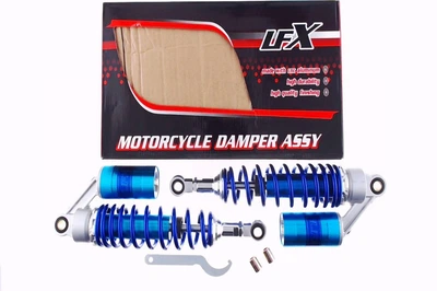 Амортизаторы (пара) Delta 330mm, газомасляные (синие) KOMATCU (mod.A)