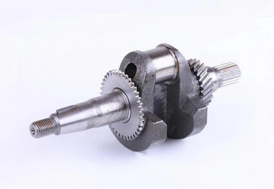 Колінвал м/б 168F/170F (6,5/7Hp) (під шліци) (з шестернями) для двигуна з знижувальним редуктором