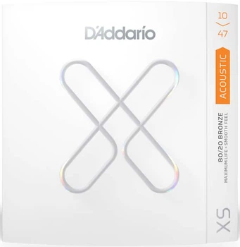 Струни для акустичної гітари D'Addario XSABR1047 XS 80/20 BRONZE EXTRA LIGHT (10-47)
