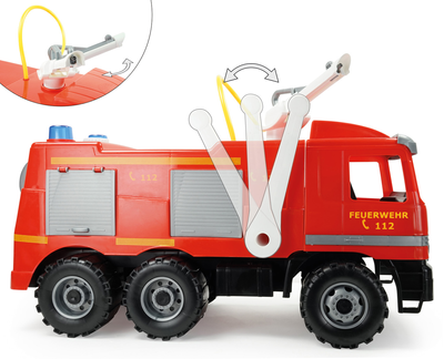 Пожежна машина Lena Actros з етикетками (02058EC) (4006942745296)