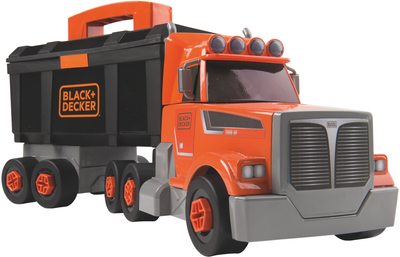 Zestaw do gry Smoby Toys Black+Decker Truck z narzędziami, walizką, dźwigiem i akcesoriami (360175)