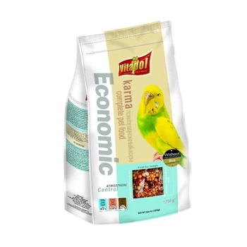 Полнорационный корм для волнистых попугаев Vitapol Economic Food For Budgie Bird 1,2 кг (5904479002167)