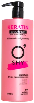 Шампунь O'Shy Keratin Блеск и выпрямление Professional 1 л (4820195508299)