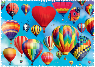Puzzle Trefl Kolorowe balony 600 elementów (11112)
