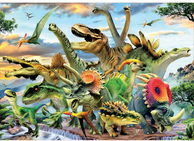 Puzzle Educa Dinozaury 500 elementów (17961)