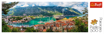 Puzzle Trefl Kotor, Czarnogóra, 500 elementów panoramicznych (29506)