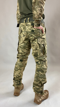 Військові штани Tactic CORD Ріп-стоп, (тактичні штани з наколінниками) піксель 48