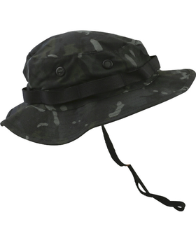 Панама тактична KOMBAT UK Boonie Hat US Style Jungle Hat L мультікам чорний (kb-bhussjh-btpbl)