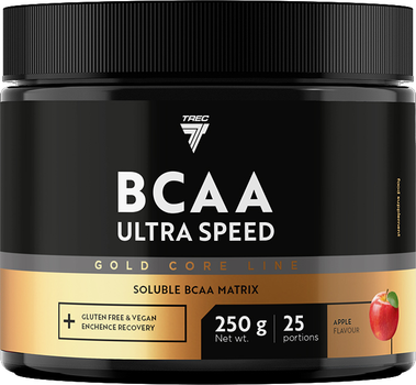 Амінокислотний комплекс Trec Nutrition Gold Core Line BCAA Ultra Speed 250 г Чорна смородина (5902114041915)
