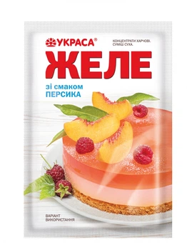 Желе Украса со вкусом Персик 90г