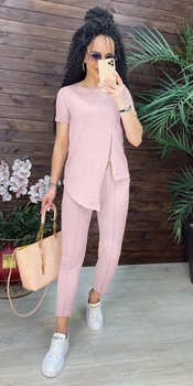 Fashions • Костюм жіночий Луїза Fashions 52 пудра (115/3-ол)