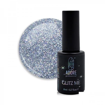Гель-лак Adore Professional Glitz Me GM-08 Luxe мелкий голографический глиттер 8 мл (2101200050876)