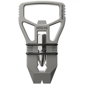 Мультитул Nitecore NTO10 (4 функции), титановый сплав
