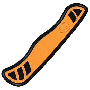 Накладка на ручку ножа Victorinox (111мм), передня, помаранчева-чорна C8339.C7