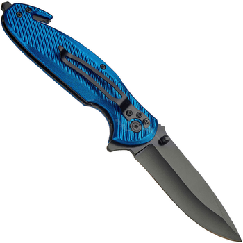 Нож складной SKIF Plus Birdy (длина: 210мм, лезвие: 90мм, черное), синий