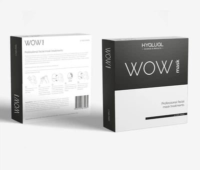 Набор гидрогелевых масок для лица Hyalual Wow mask 5 шт