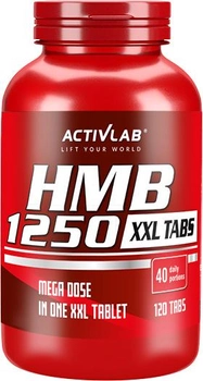 Suplement diety ActivLab HMB 1250 XXL 120 T (5907368825717)