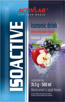 Napój izotoniczny ActivLab Isoactive funkcjonalny Czarna porzeczka-jabłko 31.5 g (5907368811611)