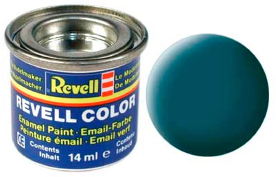Фарба кольору морської хвилі матова sea green mat 14ml Revell (32148)