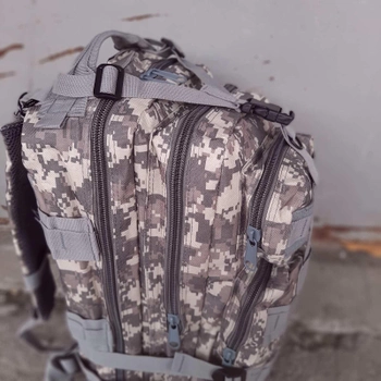 Тактический походный рюкзак Military военный рюкзак водоотталкивающий 25 л 45х24х22 см