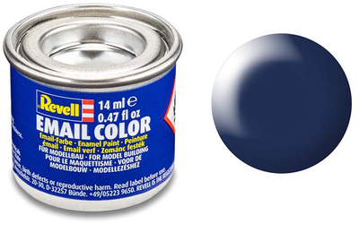 Фарба синя-Люфтганза шовковисто-матова dark blue silk 14ml Revell (32350)