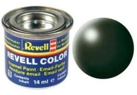 Farba ciemnozielona jedwabiście matowa ciemnozielona jedwabna 14ml Revell (MR-32363)
