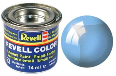 Фарба синя прозора blue clear 14ml Revell (32752)