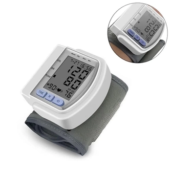 Автоматичний тонометр на зап'ястя Blood Pressure Monitor CK-102S електронний тискомір, сфигмоманометр (VS7006008)