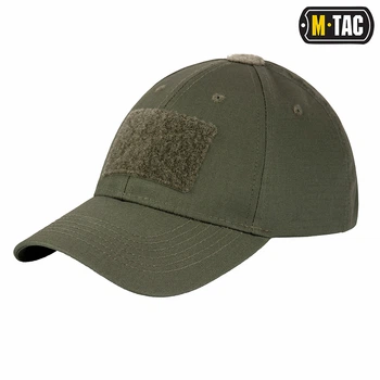 Бейсболка з липучкою M-Tac Flex ріп-стоп, Army Olive, L/XL
