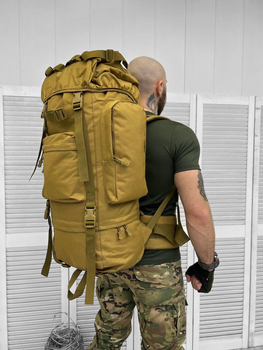 Тактичний великий армійський рюкзак 100+10л flex рамный