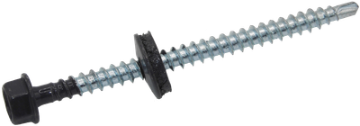 Саморез 4,8х70 для кровли RAL7024 М Steelfix 200 шт (059080)