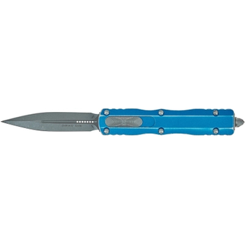 Нож Microtech Dirac Double Edge Stonewash Distressed Blue (225-10DBL)
