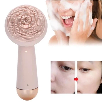 Силиконовая щетка массажер для лица Finishing Touch Flawless Cleanse Роза