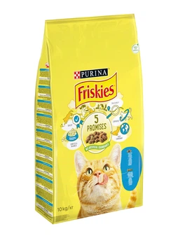Сухий корм Purina Friskies для котів з лососем та овочами 10 кг