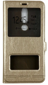Чохол-книжка Momox на Nokia 3.1 Plus gold