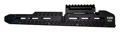Тактическое цевье X-GUN Handguard для АК-47/74/АКМ (алюминий) черное