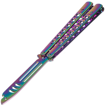 Нож бабочка, балисонг тренировочный Gradient AK1C (длина: 240мм, лезвие: 102мм)