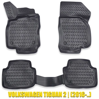 Автоковрики в салон 3D VOLKSWAGEN TIGUAN 2 (2016-..)