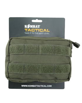 Підсумок Kombat UK Small Molle Utility Pouch Оливковий (1000-kb-smup-olgr)