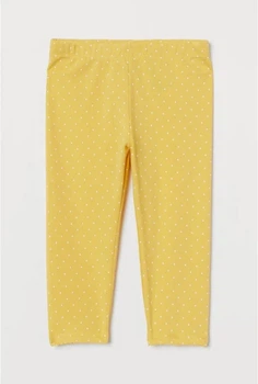 Лосини короткі жовті в крапочку H&M 116 см (400091985)