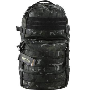 Рюкзак тактический Kombat UK Medium Assault Pack (40 л) черный мультикам