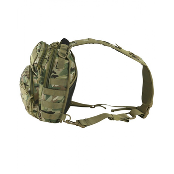 Рюкзак однолямковый Kombat UK Mini Molle Recon Shoulder Bag (10 л) мультикам