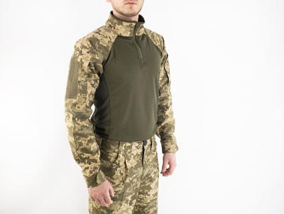 Тактическая рубашка BRAVE UBACS (убакс), пиксель ВСУ, олива, 58