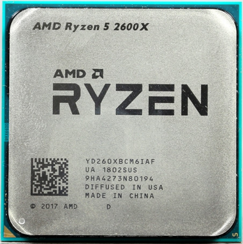 Процесор AMD Ryzen 5 2600x 3.6 GHz 6 ядер 12 потоків 16Mb 95 W AM4 Б/В