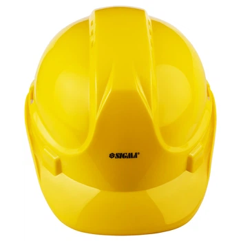 Каска будівельна Sigma 8 точок кріплення (жовта) 9414521
