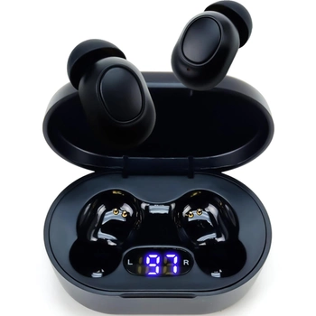 Внутриушной слуховой аппарат CLEARTONE V100 с двумя TWS наушниками и портативным боксом для зарядки - Black