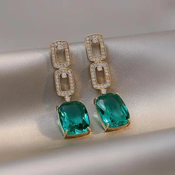 Серьги золотистые женские, бижутерия, сережки на каждый день